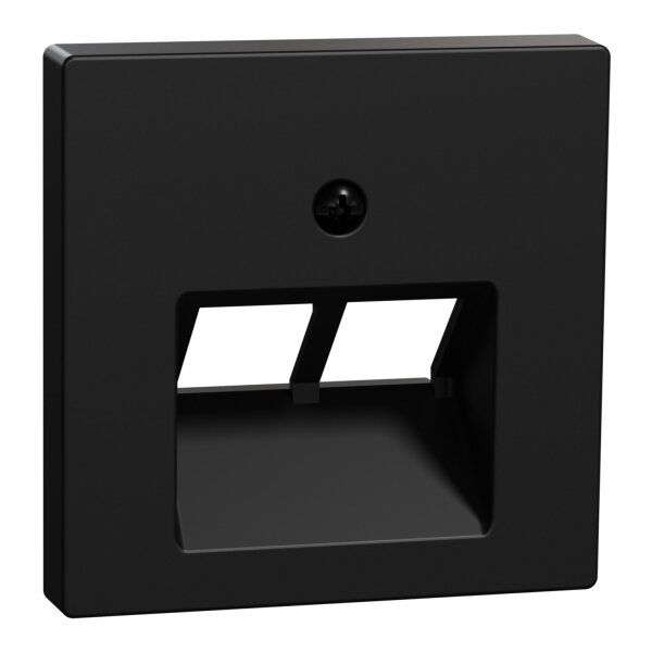 MERTEN Zentralplatte MEG45220403 UAE-Ein. 2f sw matt System M