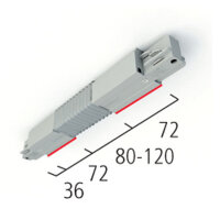 EUTRAC Flex-Verbinder 3-Phasen Aufbau grau