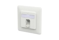 METZ Datenanschlussdose E-DAT C6A IDC 1 Port UP...