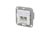 METZ Datenanschlussdose E-DAT C6A IDC 2 Port UPk...