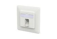 METZ Datenanschlussdose E-DAT C6A LSA++ 1 Port UP...