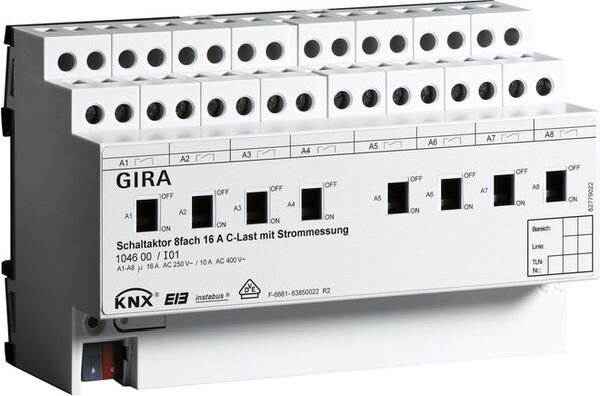 GIRA Aktor 104600 KNX/EIB Schalten 8fach 16AC REG