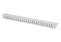 METZ Modulträger Keystone 19 Zoll 1HE 24Port grau