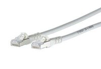 METZ Patchkabel Cat6A ISO/IEC 10G AWG26 2xRJ45 weiss 5,0m