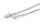 METZ Patchkabel Cat6A ISO/IEC 10G AWG26 2xRJ45 weiss 5,0m