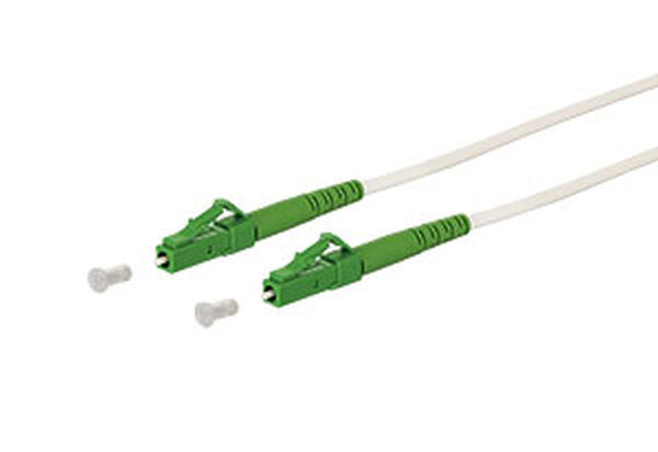 METZ Patchkabel OpDAT LC APC/LC APC OS2 wei&szlig; 20,0m