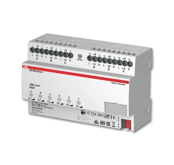 ABB LED-Dimmer UD/S6.210.2.1 6fach 210 W/VA REG