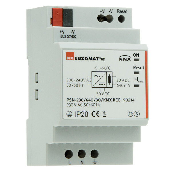 B.E.G. Br&uuml;ckSpannungsversorgung PSN-230 / 640 / 30 / KNX REG