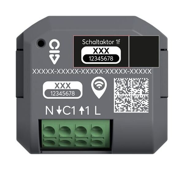 BUSCH-JAEGER Schaltaktor 62811 U-WL 1-f.UP Wireless