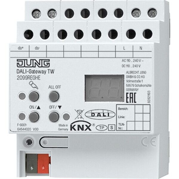 JUNG DALI-Gateway 2099REGHE KNX TW