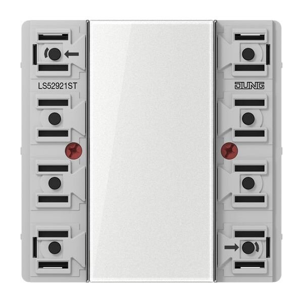 JUNG Tastsensormodul LS52921ST KNX Universal 2fach
