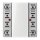 JUNG Tastsensormodul LS52921ST KNX Universal 2fach
