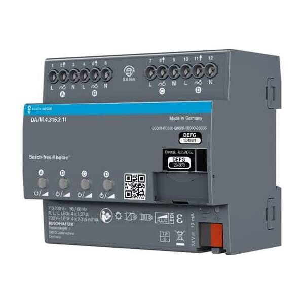 BUSCH-JAEGER Dimmaktor DA/M.4.315.2.11 4x315W REG