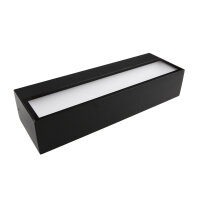 NOBILE LED-Wandleuchte LB25 WL-RE300 IP65 schwarz-matt...