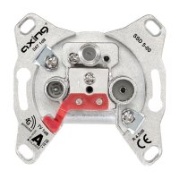 JUNG Einzeldose SSD5-00 3-Loch Univ.SAT BK