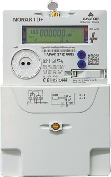 NZR Elektrikz&auml;hler Norax 1 D+ mME 0,25-5(60) A DT 2 Richt.