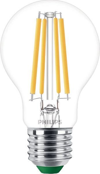 PHILIPS LED-Leuchtmittel MAS LEDBulbND4-60W E27 827 A60 CL G UE