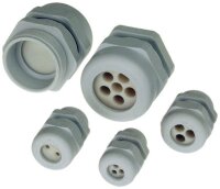 PLICA Kabelverschraubung WADI MULTI M20 3x6mm GFK...