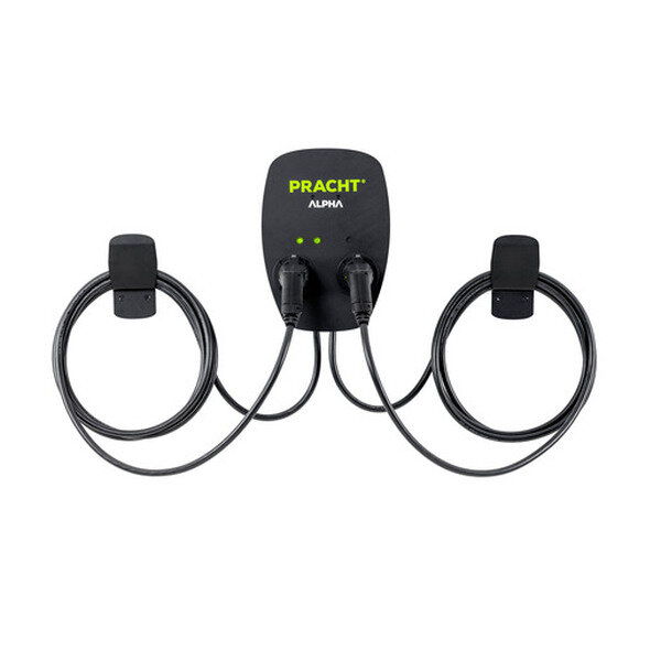 PRACHT Wallbox 2xT2 Ladekabel 5,5m 22kW RFID RS485