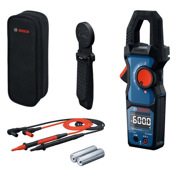 BOSCH Strommesszange GMC 600-15 + MH 1 Kat. A