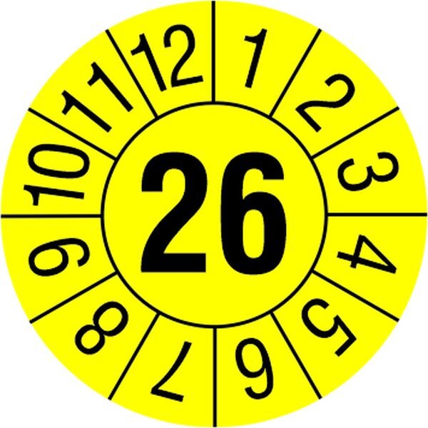 PROTEC Pr&uuml;fplaketten PPPP2026 108 St&uuml;ck