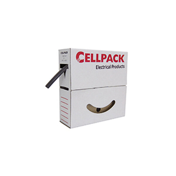 CELLPACK Schrumpfschlauch-Abrollbox SB 6-2 schwarz 10m