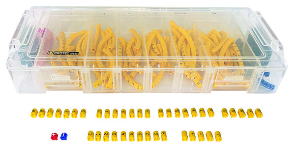 PROTEC Markierungsbox Einzeichen 170 St&uuml;ck