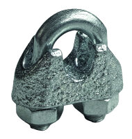PROTEC Drahtseilklemme PDSK3 3mm 1/8" Stahl verzinkt
