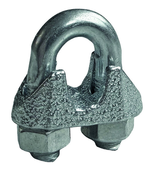 PROTEC Drahtseilklemme PDSK5 5mm 3/16" Stahl verzinkt
