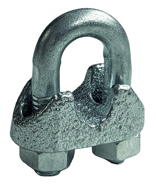 PROTEC Drahtseilklemme PDSK6 6mm 1/4" Stahl verzinkt