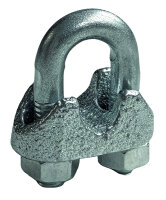 PROTEC Drahtseilklemme PDSK6 6mm 1/4" Stahl verzinkt