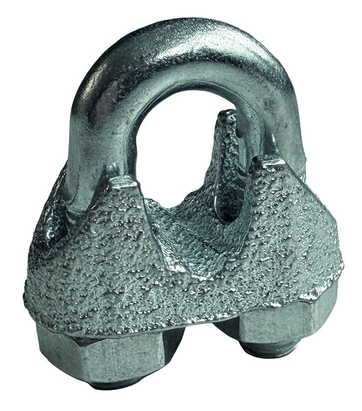 PROTEC Drahtseilklemme PDSK8 8mm 5/16" Stahl verzinkt