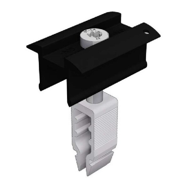 SCHLETTER Mittelklemme Classic wide schwarz 30-40 mm