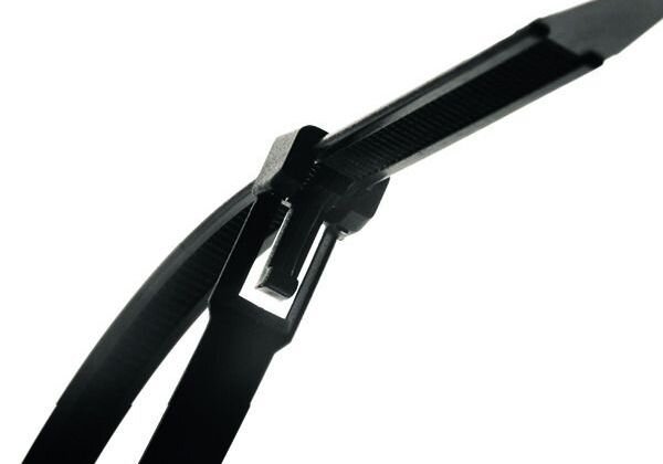 PROTEC Kabelbinder PKBW S 7,5X200 (100 Stk.) schwarz