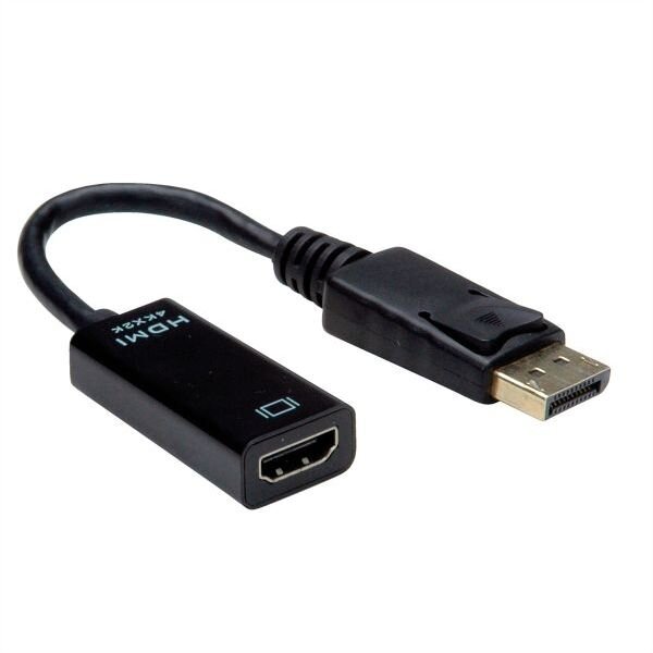 SCMP DisplayPort-HDMI Adapter VALUE Adapterkabel 4K DP-HDMI ST/BU