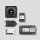 SIEDLE Einbau-Kit Video KIT EV 058-0 schwarz