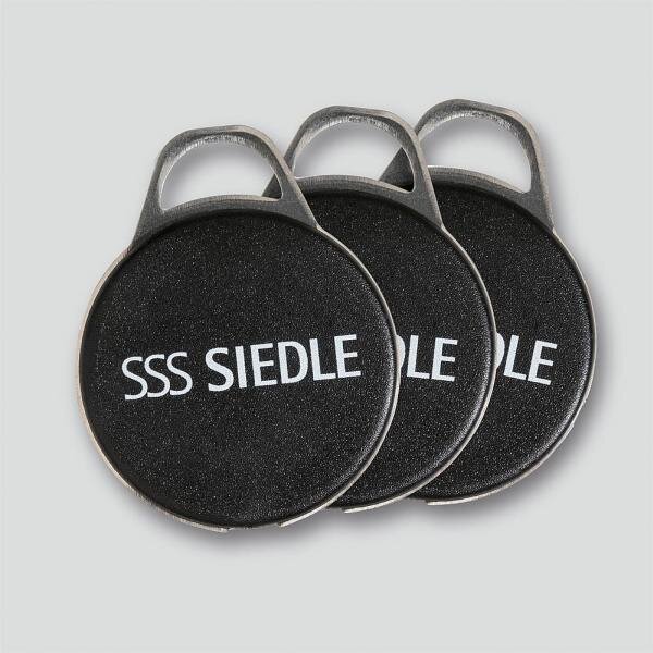 SIEDLE Electronic-Key EK 600-02/03 schwarz PK=3Stk