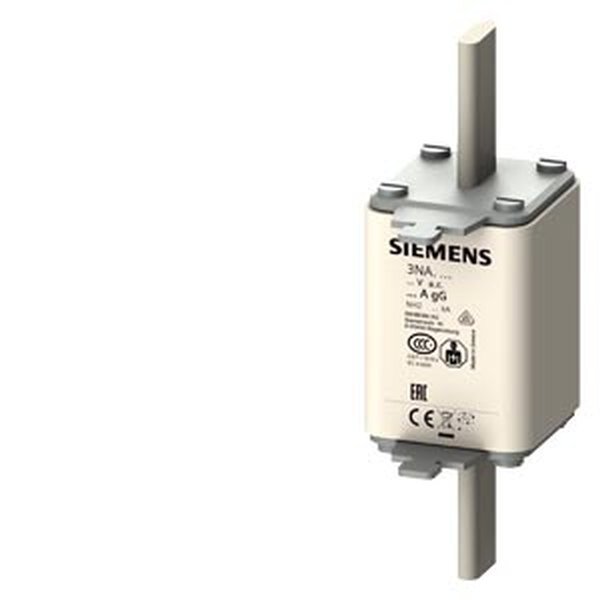 SIEMENS NH2-Sicherungseinsatz 3NA3222 mit Stirnkernmelder 63A