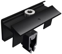 SLRACK Endklemme 28-45mm schwarz eloxiert mit Erdung