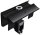 SLRACK Endklemme 28-45mm schwarz eloxiert mit Erdung