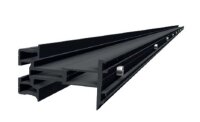 SLRACK Fassadensystem Mitte - 4575 mm, schwarz eloxiert