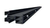 SLRACK Fassadensystem Unten - 4575 mm, schwarz eloxiert