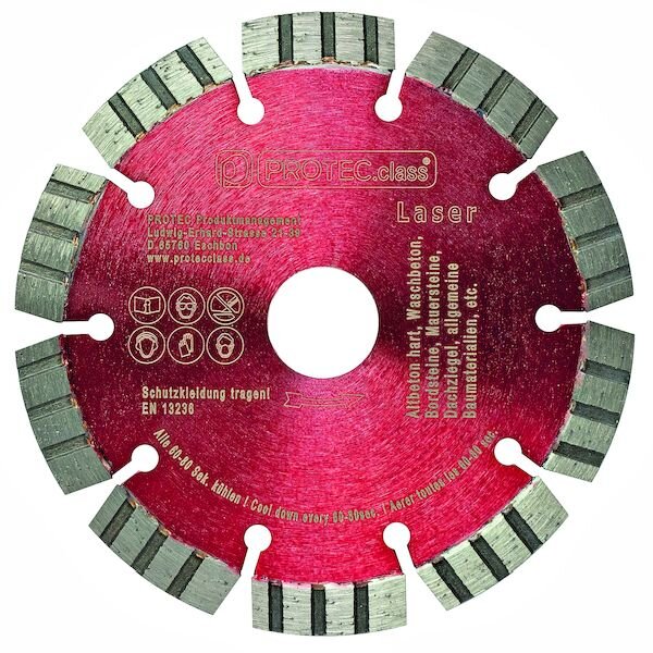 PROTEC Diamanttrennscheibe PDT115 Turbo