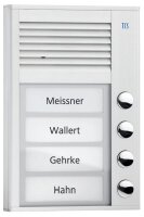 TCS Audio-Türstation PAK04-EN Audio 4 Tasten 1-r. AP...