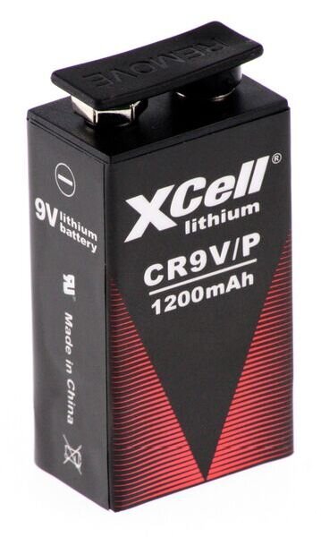 HUECKMANN Batterie XCell Lithium 9V-Block 1200mAh