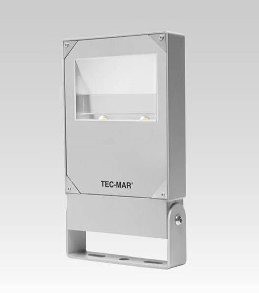 TECM LED-Strahler POLAR 2 RR 100W 14000lm 3000K IP66 sil