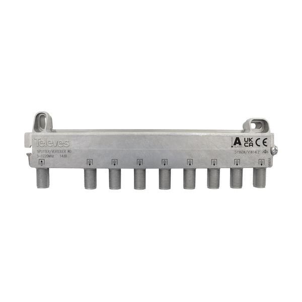 TELEVES Verteiler VT814FZ 8-fach 5-1218 MHz VD: 14 dB