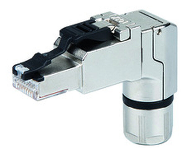 TGT Steckverbinder feldkonfektionierbar MFP8 RJ45 gewinkelt T568B AWG24-22/1