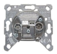 TRIAX Antennensteckdose EDU 04 F 2-loch  DC Pfad