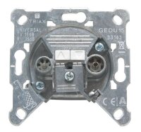 TRIAX Durchgangsdose GEDU 15 2-loch